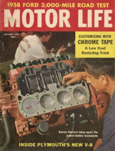 MOTOR LIFE 1958 FEB - GOLDEN COMMANDO, MERCEDES TEST, RAMBLER AMERICAN 